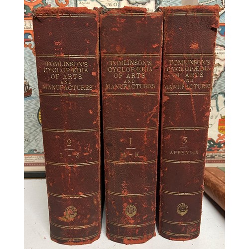 397 - Tomlinson (Charles) Cyclopaedia Of Useful Arts & Manufacturers, 3 vols.  
Provenance:  Sold on behal... 