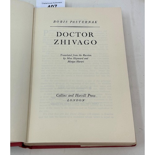 407 - Pasternak (Boris), Doctor Zhivago, first edition