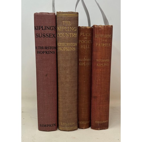 393 - Kipling (Rudyard),  Rewards And Fairies, first edition, Pook Of Pook's Hill, fourth edition, Hopkins... 