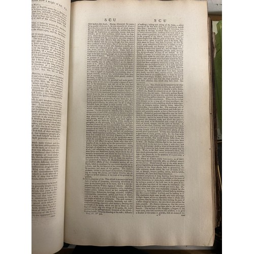 401 - Chambers (E) Cyclopedia Or An Universal Dictionary Of Arts And Sciences, published 1786, leather bou... 