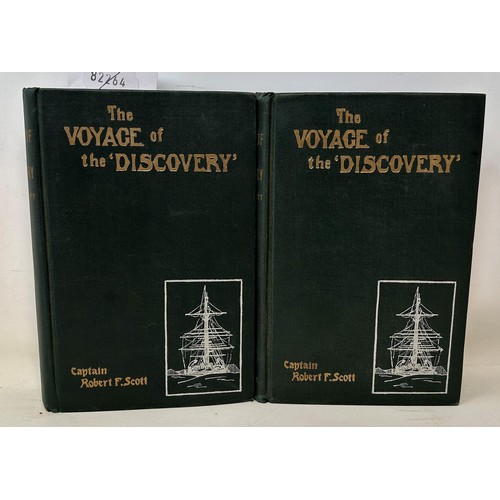 417 - Scott (Captain Robert F), The Voyage of the Discovery, 1905, 2 vols., with a map, decorated cloth (2... 