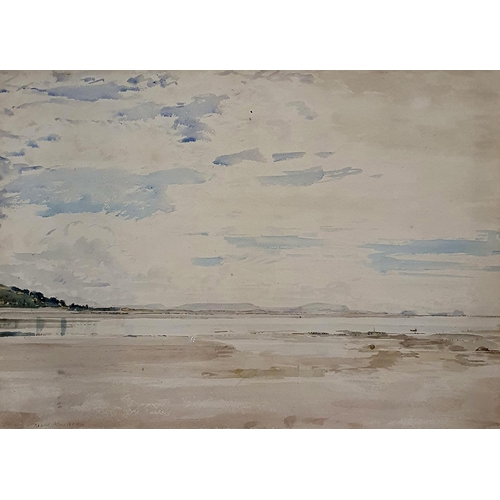 244 - David Muirhead, On the Witham, Boston, watercolour, signed and dated 1920, 28 x 48 cm, and another b... 