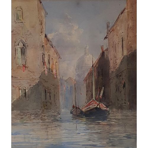 272 - 19th century, Venice, watercolour, 26 x 22 cm