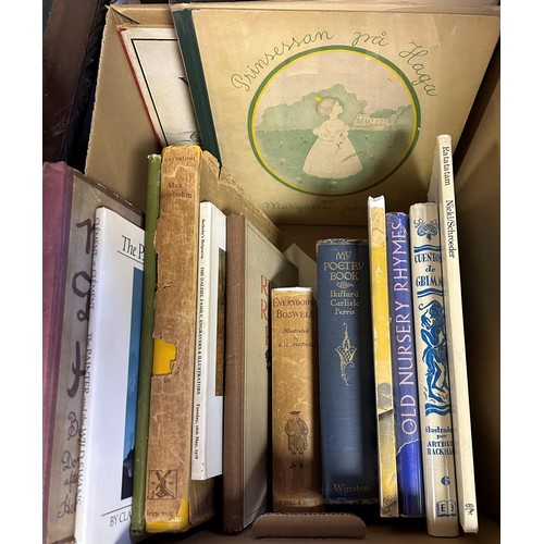 418 - Beerbohm (Max), Observations, and assorted other books, mostly children's (box)