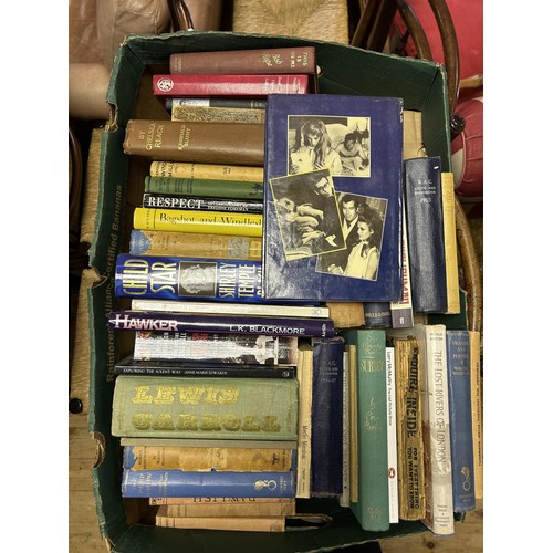 423 - Various copies of the Yachting Monthly, Ordnance Survey maps, and assorted books (4 boxes)