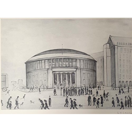 307A - Laurence Stephen Lowry (British 1887-1976), The Reference Library, limited edition print of 850, sig... 