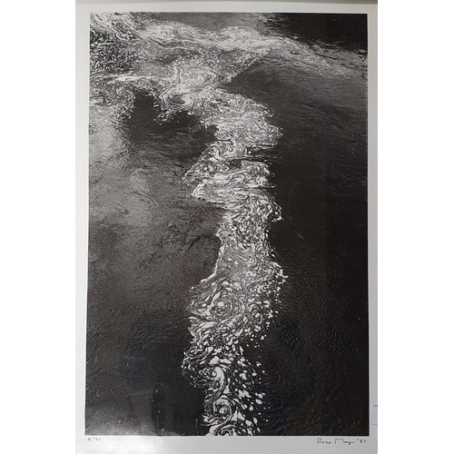 385 - Roger Mayne (British b 1929), Below Cnarth Falls, Dyfed, South Wales, print, signed and dated 87, 45... 