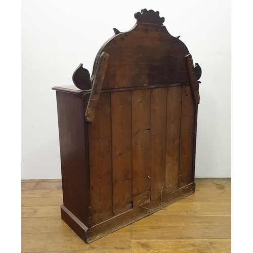 942 - A mahogany chiffonier, 95 cm wide