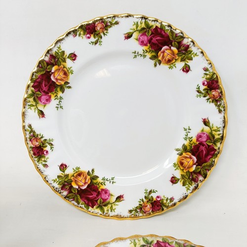 817 - A Royal Albert Country Rose pattern part service, other ceramics and glass (2 boxes)