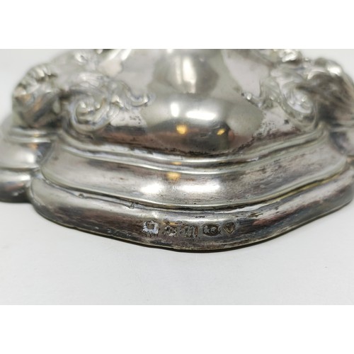 818 - An early 20th century wall ceiling oil lamp, with an opaque glass shade, and a pair of silver plated... 