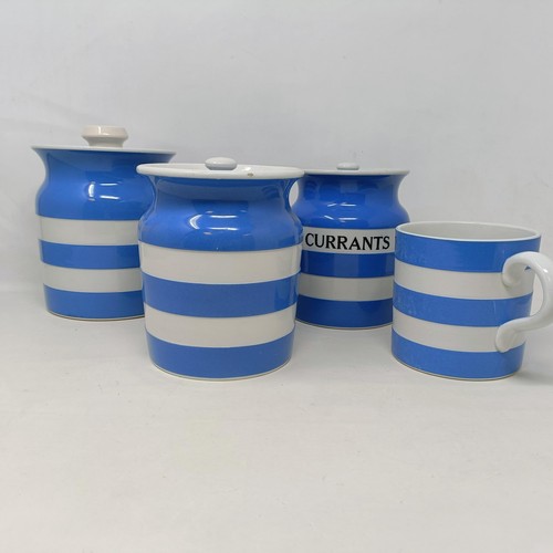 816 - A set of three T G Green storage jars, and assorted other ceramics