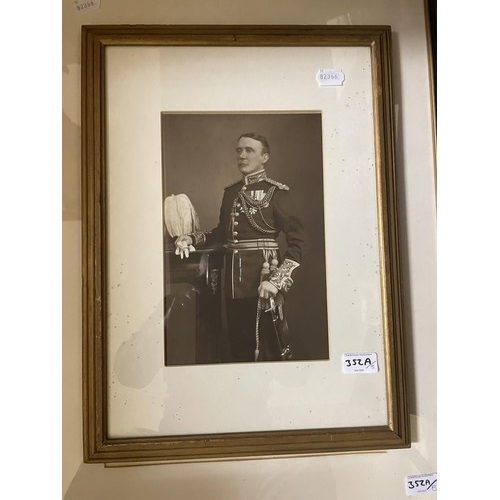 352A - ...WITHDRAWN... A portrait of the Duke of Wellington, a print, framed with an envelope, addressed to... 