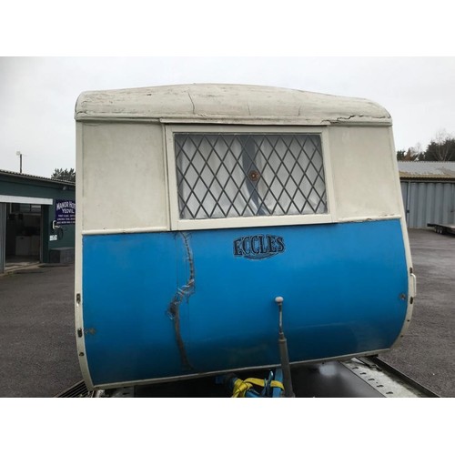 533 - A 1933 vintage Eccles No 35 caravan, affectionately known as Lady Eccles, first owner was owner was ... 