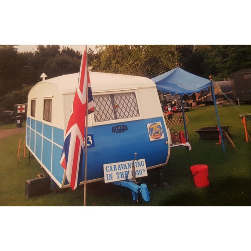 533 - A 1933 vintage Eccles No 35 caravan, affectionately known as Lady Eccles, first owner was owner was ... 