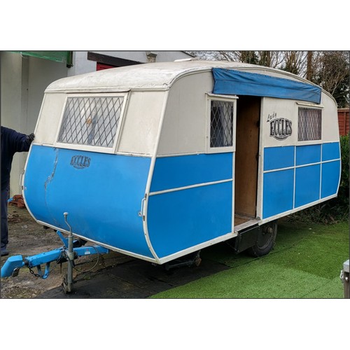 533 - A 1933 vintage Eccles No 35 caravan, affectionately known as Lady Eccles, first owner was owner was ... 