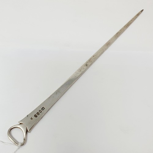 363 - A George III silver meat skewer, by Peter & Anne Bateman, London 1809, 2.4 ozt