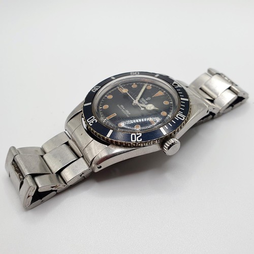 253 - A rare and early stainless steel Tudor Submariner wristwatch, reference number 7923, circa 1958