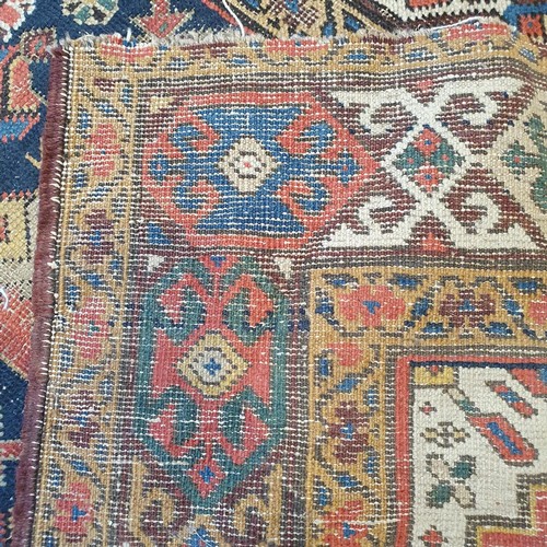 944 - A Persian blue ground runner, 500 cm x 79cm