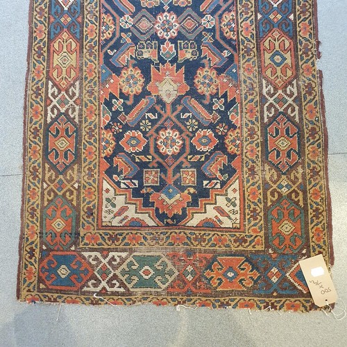 944 - A Persian blue ground runner, 500 cm x 79cm