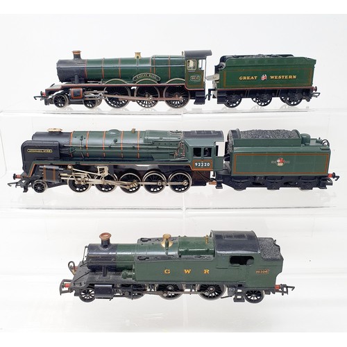 2 - A Hornby OO gauge 2-10-0 locomotive and tender, No 373, a Hornby OO gauge 2-6-2 locomotive, No R2098... 