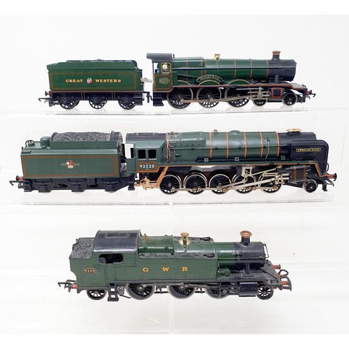 2 - A Hornby OO gauge 2-10-0 locomotive and tender, No 373, a Hornby OO gauge 2-6-2 locomotive, No R2098... 