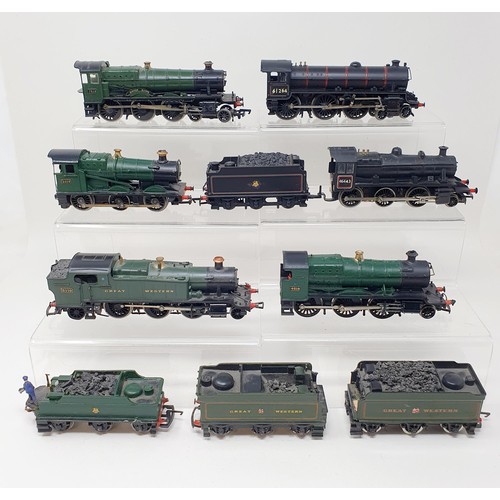 15 - A Hornby OO gauge 4-6-0 locomotive, No R61264, and assorted Hornby locomotives and tenders (10)