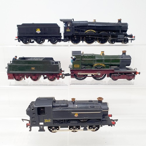 19 - A Hornby OO gauge 4-6-0 locomotive and tender, No R2403, boxed, a Graham Farish OO gauge 0-6-0 locom... 