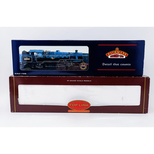 30 - A Bachmann OO gauge 2-6-4 locomotive, No 32-325, and a Hornby OO gauge 2-10-0 locomotive and tender,... 