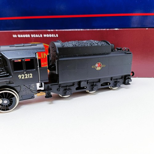 30 - A Bachmann OO gauge 2-6-4 locomotive, No 32-325, and a Hornby OO gauge 2-10-0 locomotive and tender,... 