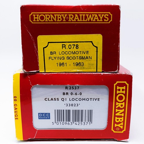 31 - A Hornby OO gauge 4-6-2 locomotive and tender, No R078 boxed, and a 0-6-0 locomotive and tender, No ... 