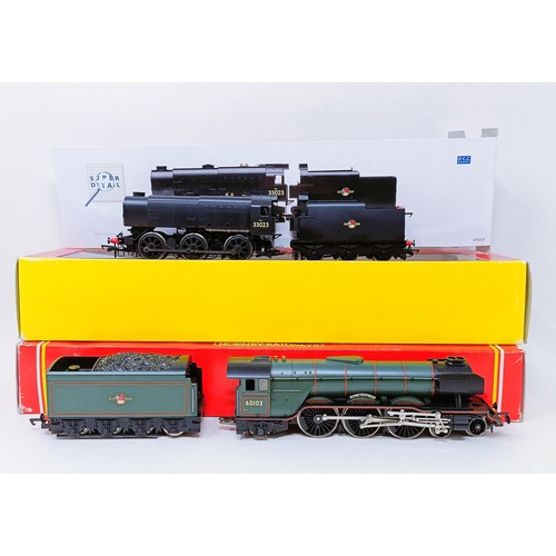 31 - A Hornby OO gauge 4-6-2 locomotive and tender, No R078 boxed, and a 0-6-0 locomotive and tender, No ... 