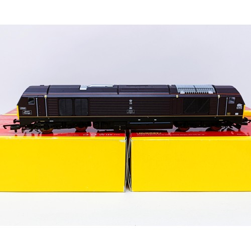 43 - A Hornby OO gauge locomotive, No R2523, R2334, R2407 all boxed (3) Provenance: Deceased single owner... 