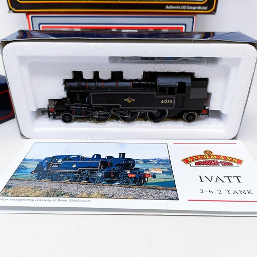 44 - A Bachmann OO gauge 2-6-2 locomotive, No 31-452B, No 31-902A, a Mainline Railways 4-4-0 locomotive a... 