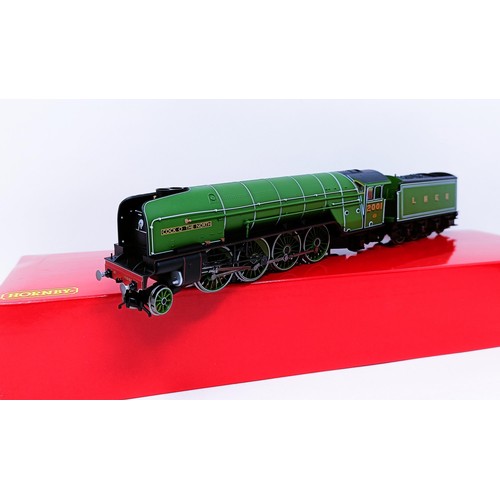 52 - A Hornby OO gauge 2-8-2 locomotive and tender, No R3207
Provenance: Deceased single owner collection... 