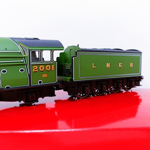 52 - A Hornby OO gauge 2-8-2 locomotive and tender, No R3207
Provenance: Deceased single owner collection... 