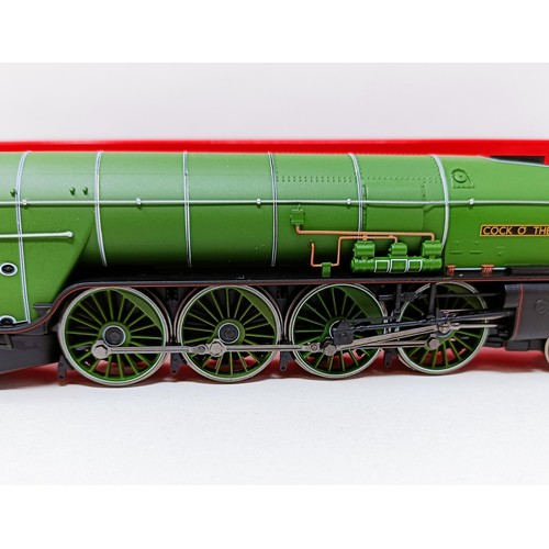 52 - A Hornby OO gauge 2-8-2 locomotive and tender, No R3207
Provenance: Deceased single owner collection... 