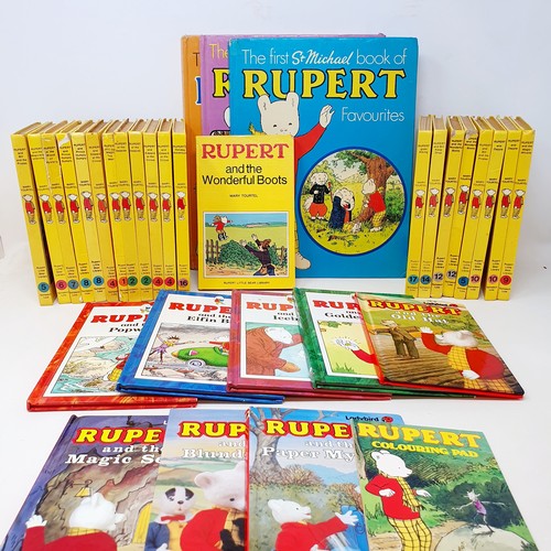 80 - A St Michaels Rupert annual, and assorted other Rupert books (box)