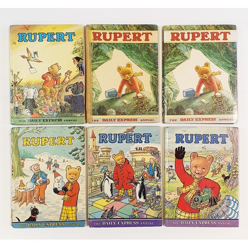 81 - Assorted 1970s Rupert annuals (box)