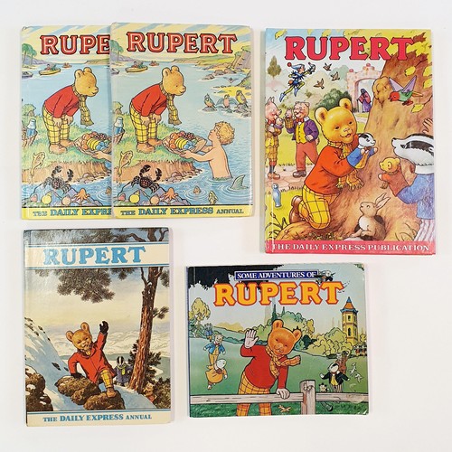 81 - Assorted 1970s Rupert annuals (box)