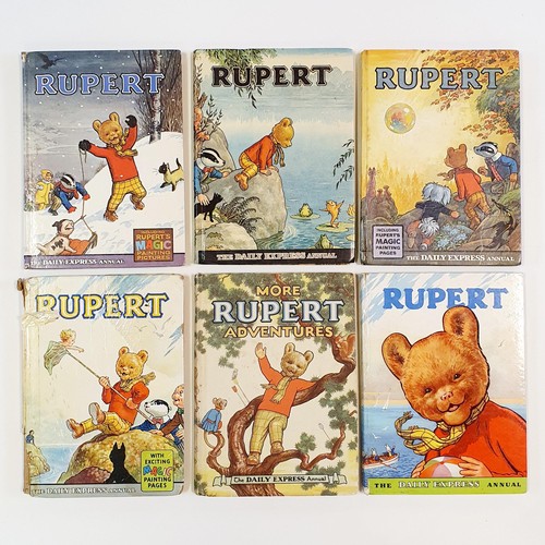 79 - Assorted 1950s and 1960s Rupert annuals (box)