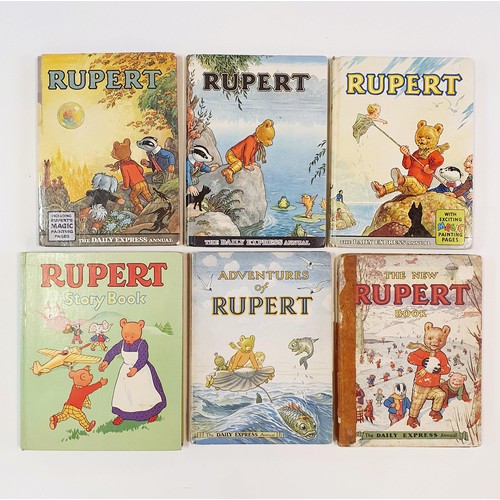 79 - Assorted 1950s and 1960s Rupert annuals (box)