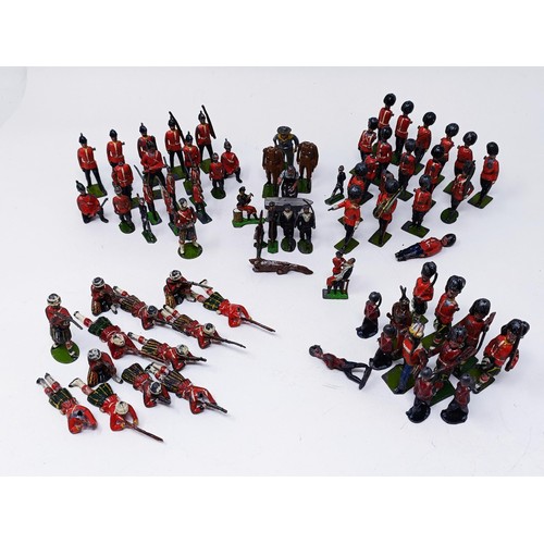 9 - Assorted Britains type soldiers (qty)