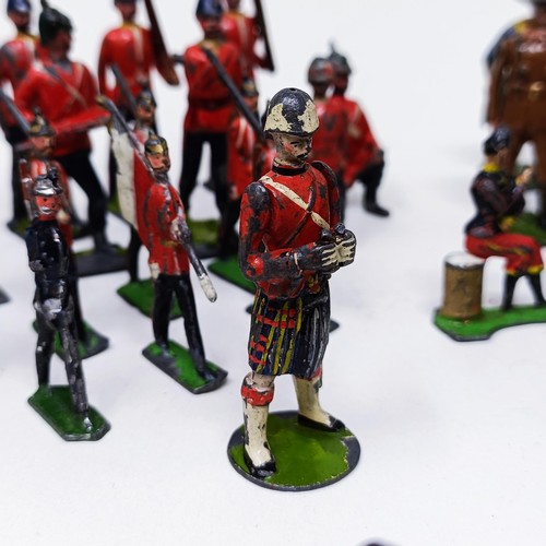 9 - Assorted Britains type soldiers (qty)