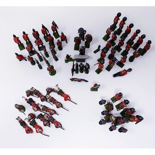 9 - Assorted Britains type soldiers (qty)