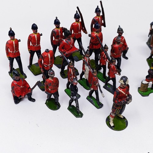 9 - Assorted Britains type soldiers (qty)