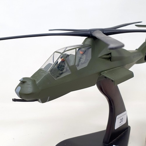 20 - A model of a Boeing Sikorski RAH66 Comanche, 1:46 scale