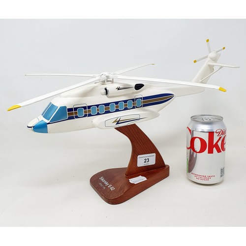 23 - A model of a Sikorsky S-92, 1:48 scale