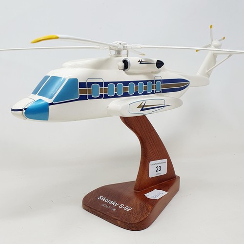 23 - A model of a Sikorsky S-92, 1:48 scale