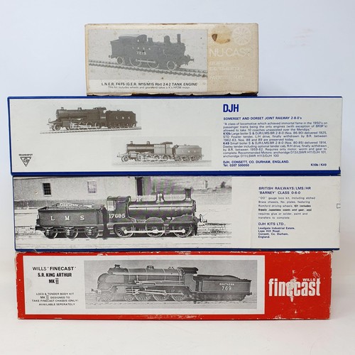 72 - A DJH OO gauge locomotive kit, No K49, K36, a Finecast OO gauge train kit, No F1144, and a NU-Cast l... 