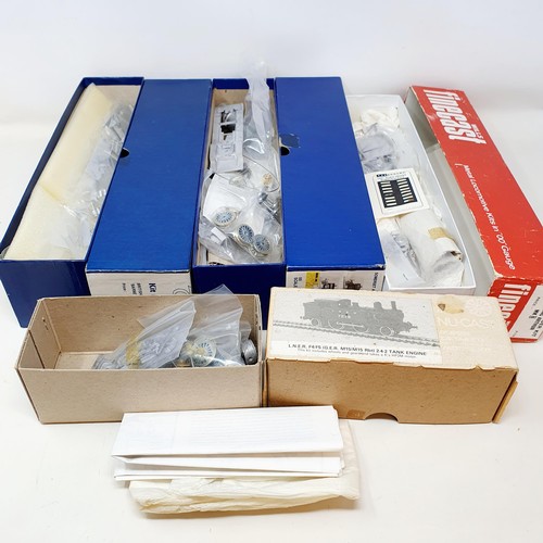 72 - A DJH OO gauge locomotive kit, No K49, K36, a Finecast OO gauge train kit, No F1144, and a NU-Cast l... 